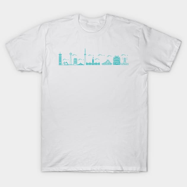 Coast to coast version 2 T-Shirt by scotmccormack